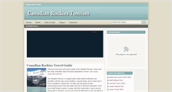 Desktop Screenshot of canadianrockiestourism.com