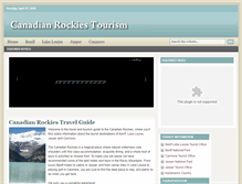 Tablet Screenshot of canadianrockiestourism.com